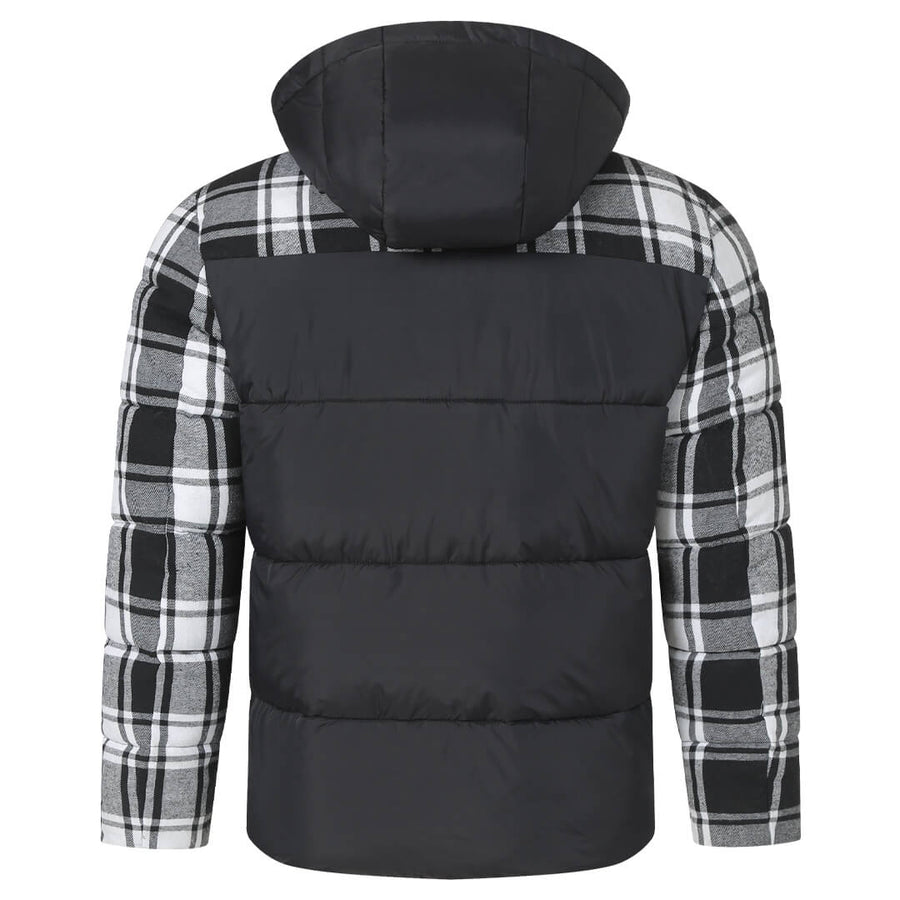 Plaid Puffer Jacket